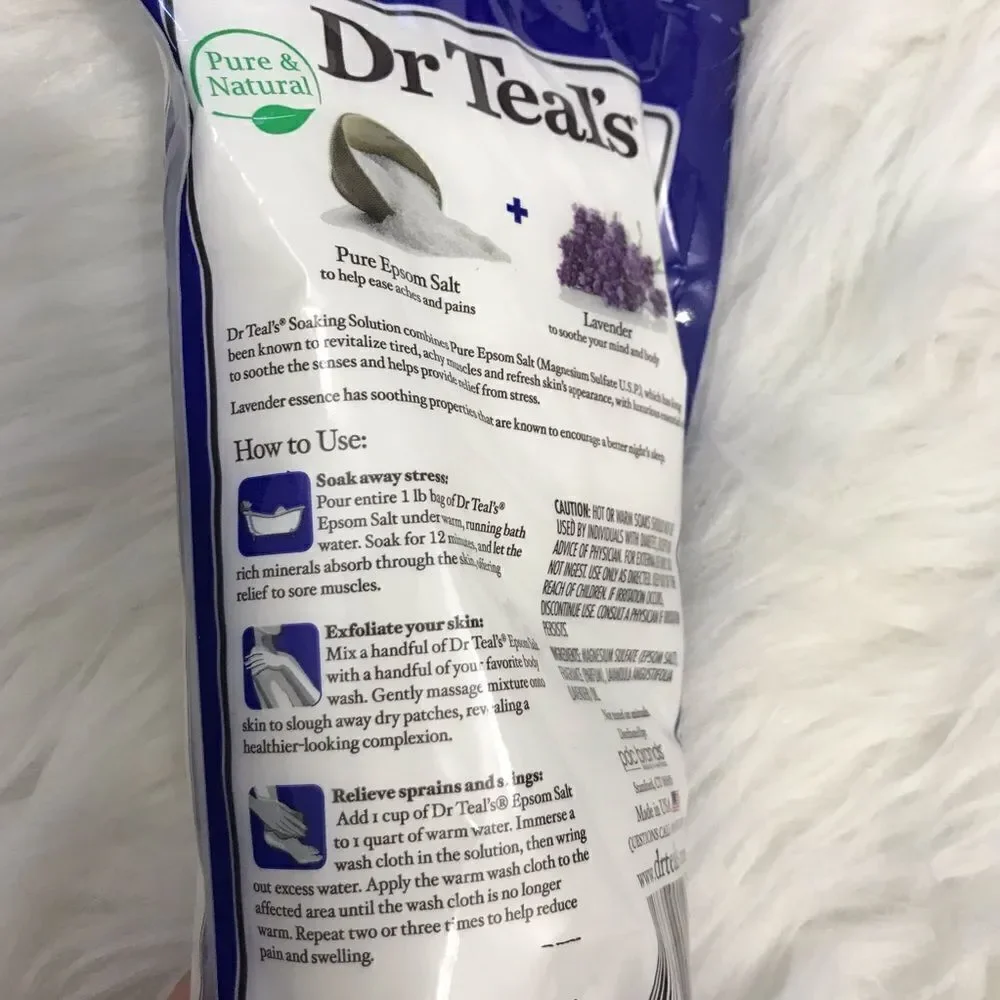 Dr. teal’s epsom salt soaking solution lavender‎